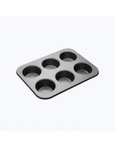 Non-Stick Aluminium 6-Cavity Muffin Tray – Perfect for Baking Muffins and Cupcakes